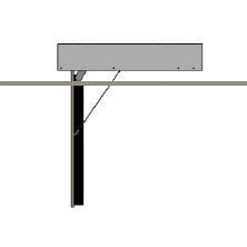 Model FD-100 Flip-Down Mount For A 100 Inch TV - Auton Motorized Systems