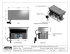 PTZ Camera Lift - Ceiling Mounted - Travel: 84 Inches - Model APTZ-14-84