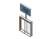 Outdoor Lift For An 85" TV Travel: 72 Inches Capacity: 300 lbs. Model BG-72-30-85 - Auton Motorized Systems