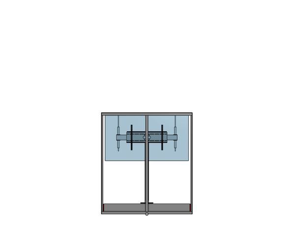 Outdoor Lift-Swivel Mount For An 85 Inch TV - Travel: 72 Inches Capacity: 300 Pounds ----- Model: BG-72-30-PS-85 - Auton Motorized Systems