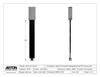 Plenum Enclosed PTZ Camera Lift - Ceiling Mounted - Travel: 144 Inches - Model APTZ-45-144-PE
