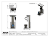PTZ Camera Lift - Ceiling Mounted - Travel: 26.5 Inches - Model APTZ-24-26.5