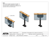 Model TPL-265-9-PS-50 Cabinet Mounted TV Lift-Swivel For A 50" TV