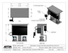 Dual PTZ Camera Lift - Ceiling Mounted - Travel: 84 Inches - Model DAPTZ-22-84