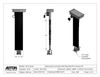 PTZ Camera Lift - Ceiling Mounted - Travel: 54 Inches - Model APTZ-26-54