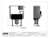 PTZ Camera Lift - Ceiling Mounted - Travel 10" - Model APTZ-17-10