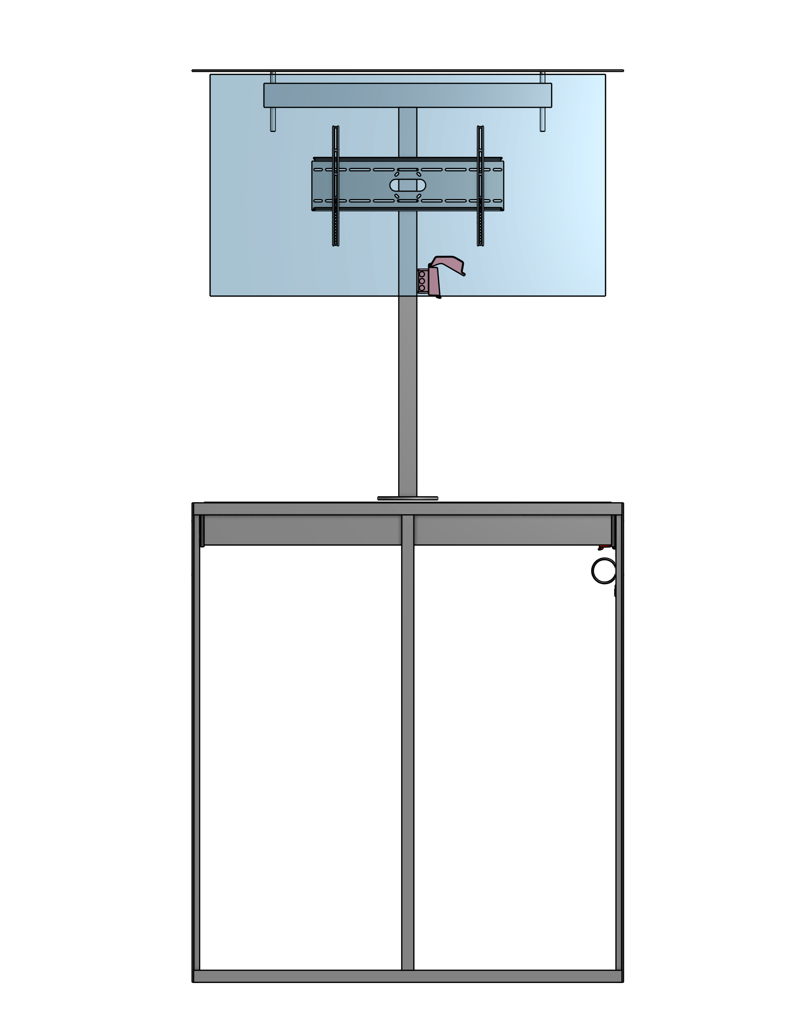 Model UF-PS-75 Under Floor Lift-Swivel For A 75