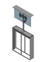 Model UF-PS-75 Under Floor Lift-Swivel For A 75" TV