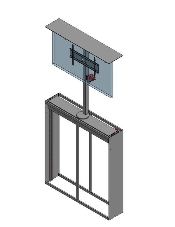 Model UF-PS-75 Under Floor Lift-Swivel For A 75" TV