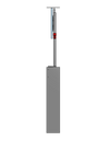 Model UF-PS-75 Under Floor Lift-Swivel For A 75" TV