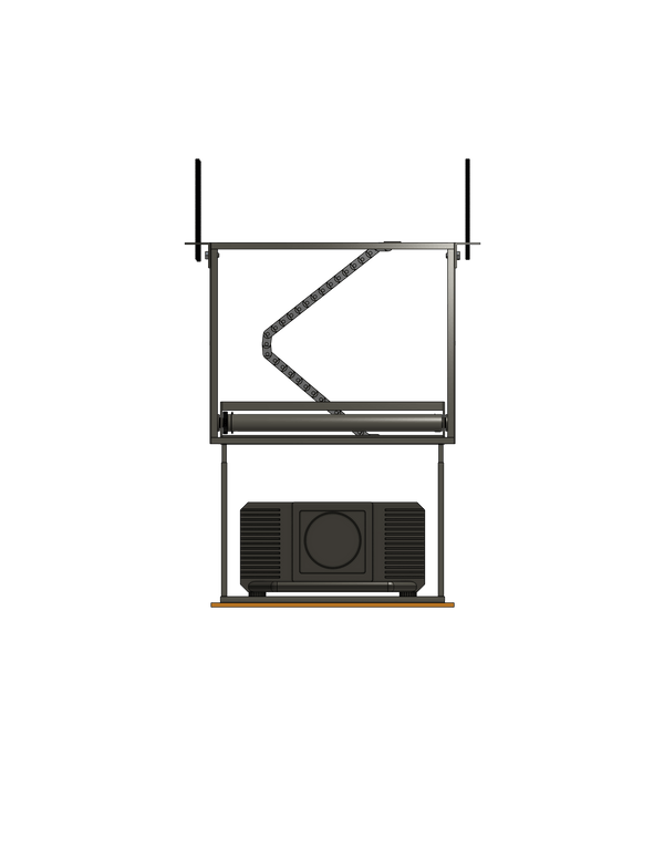 Model RPP-1915 Projector Lift - Capacity: 150 lb. - Travel: 19"