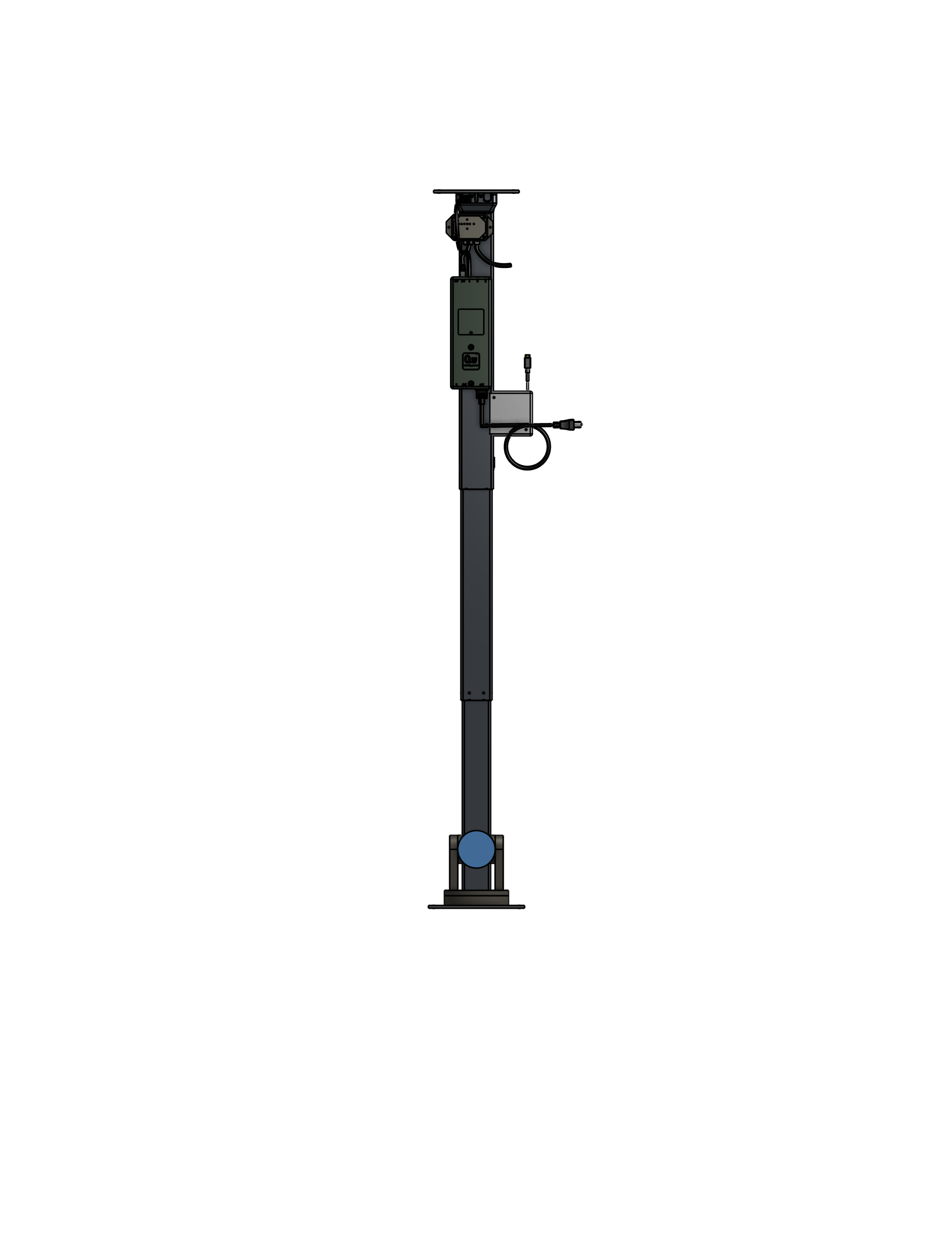 PTZ Camera Lift - Ceiling Mounted - Travel: 38 Inches - Model APTZ-30-38