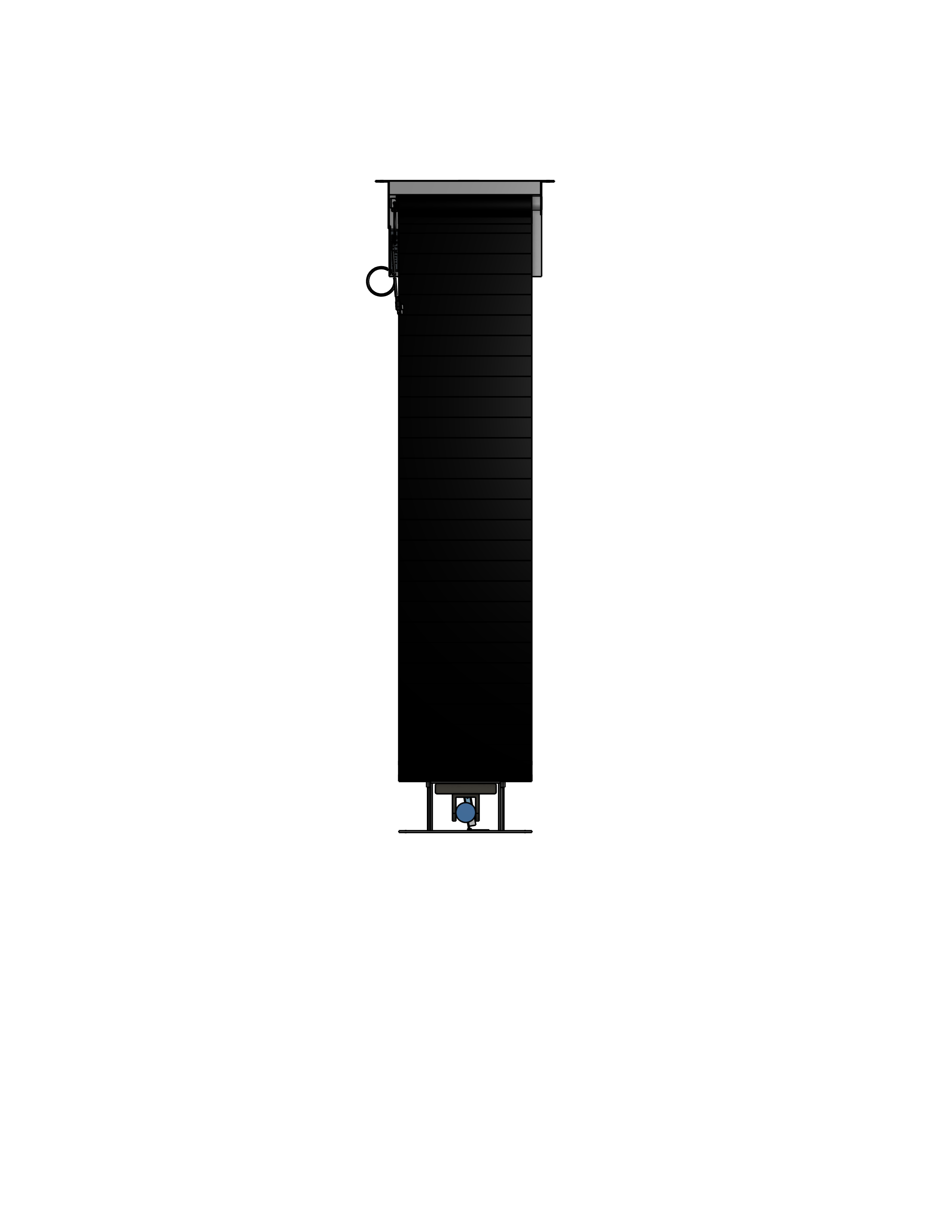 PTZ Camera Lift - Ceiling Mounted - Travel: 84 Inches - Model APTZ-14-84