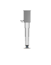 Plenum Enclosed PTZ Camera Lift - Ceiling Mounted - Travel: 72 Inches - Model APTZ-33-72-PE