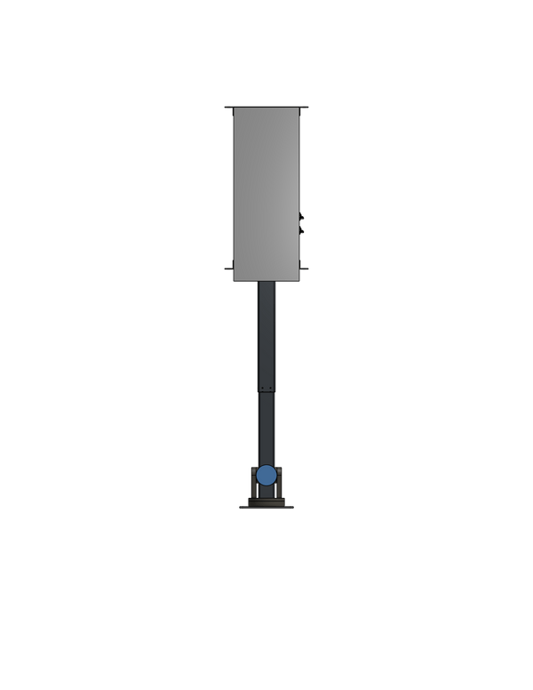 Plenum Enclosed PTZ Camera Lift - Ceiling Mounted - Travel: 38 Inches - Model APTZ-30-38-PE