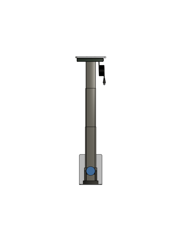PTZ Camera Lift - Ceiling Mounted - Travel: 26.5 Inches - Model APTZ-24-26.5