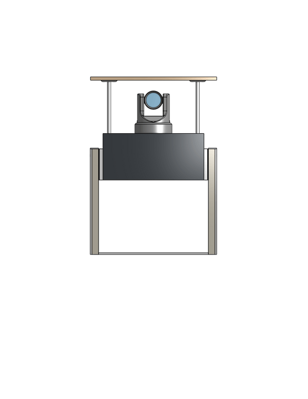 PTZ Camera Lift - Cabinet Mounted - Travel 10" Model CPTZ-17-10