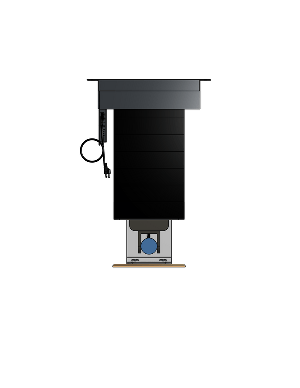 PTZ Camera Lift - Ceiling Mounted - Travel: 72 Inches - Model APTZ-33-72