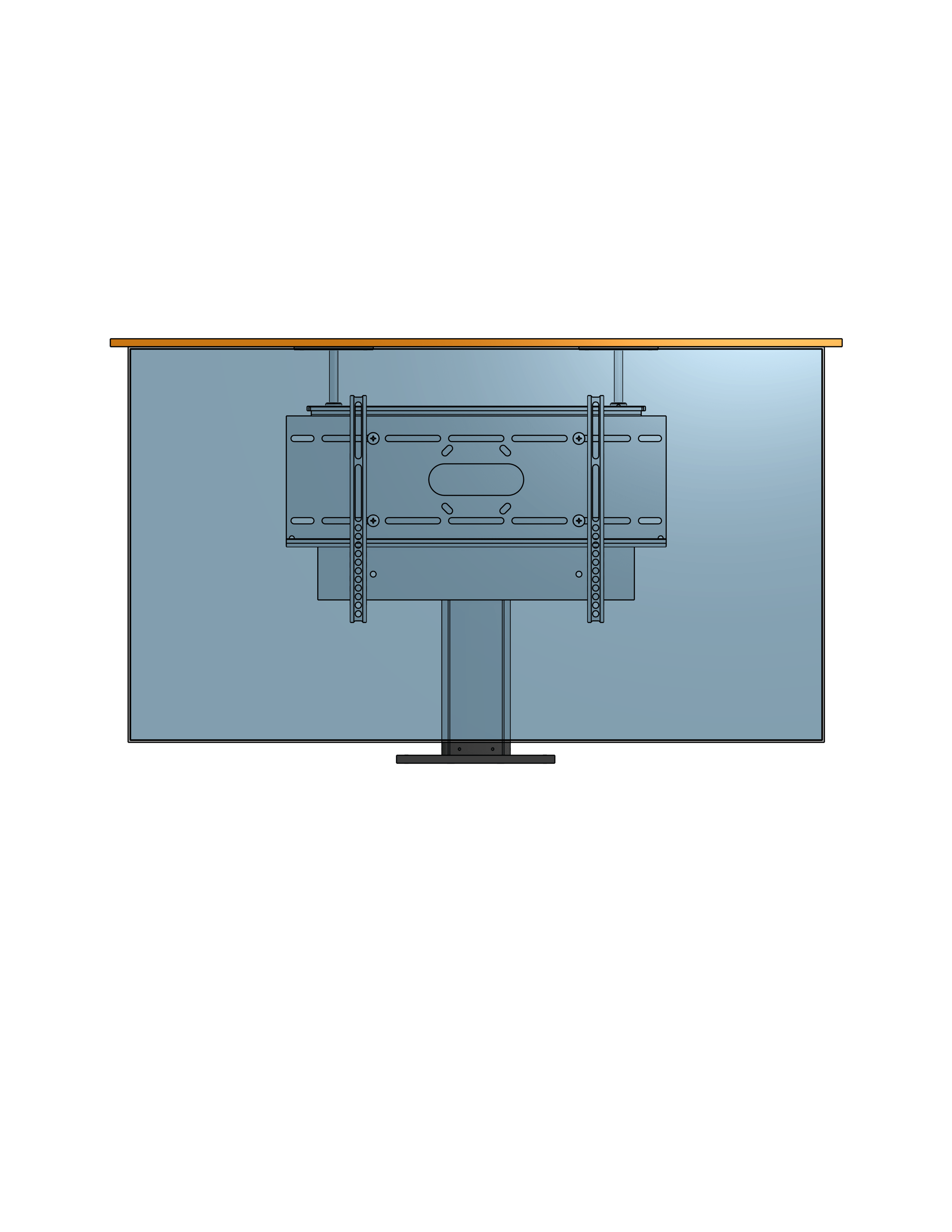 Model TPL-265-9-50 Cabinet TV Lift For A 50
