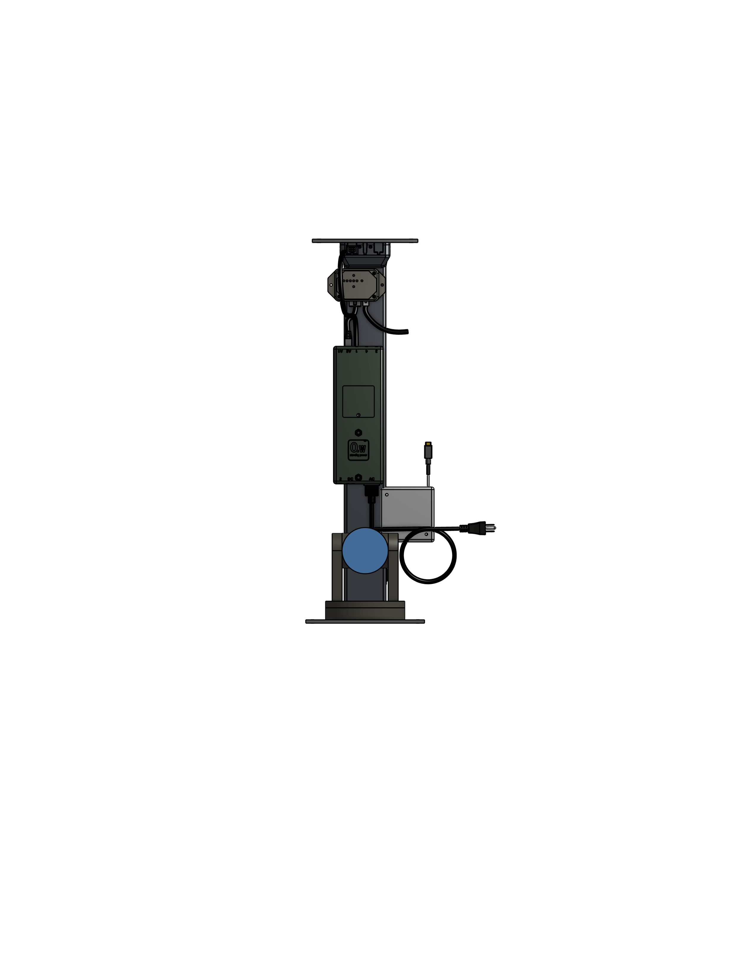 PTZ Camera Lift - Ceiling Mounted - Travel: 38 Inches - Model APTZ-30-38