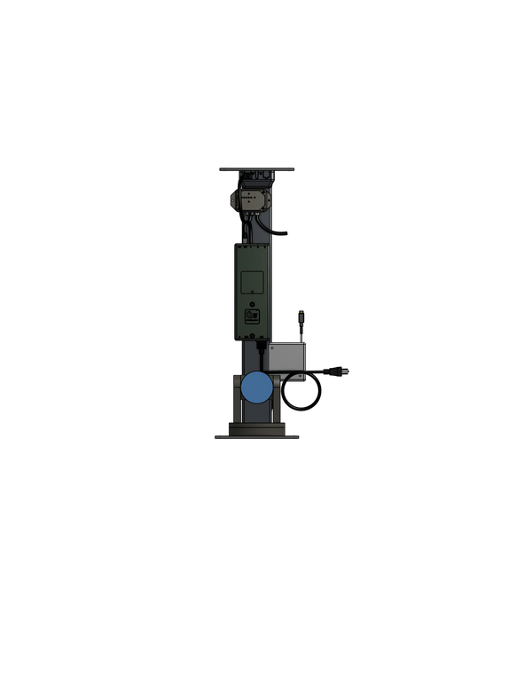 PTZ Camera Lift - Ceiling Mounted - Travel: 38 Inches - Model APTZ-30-38
