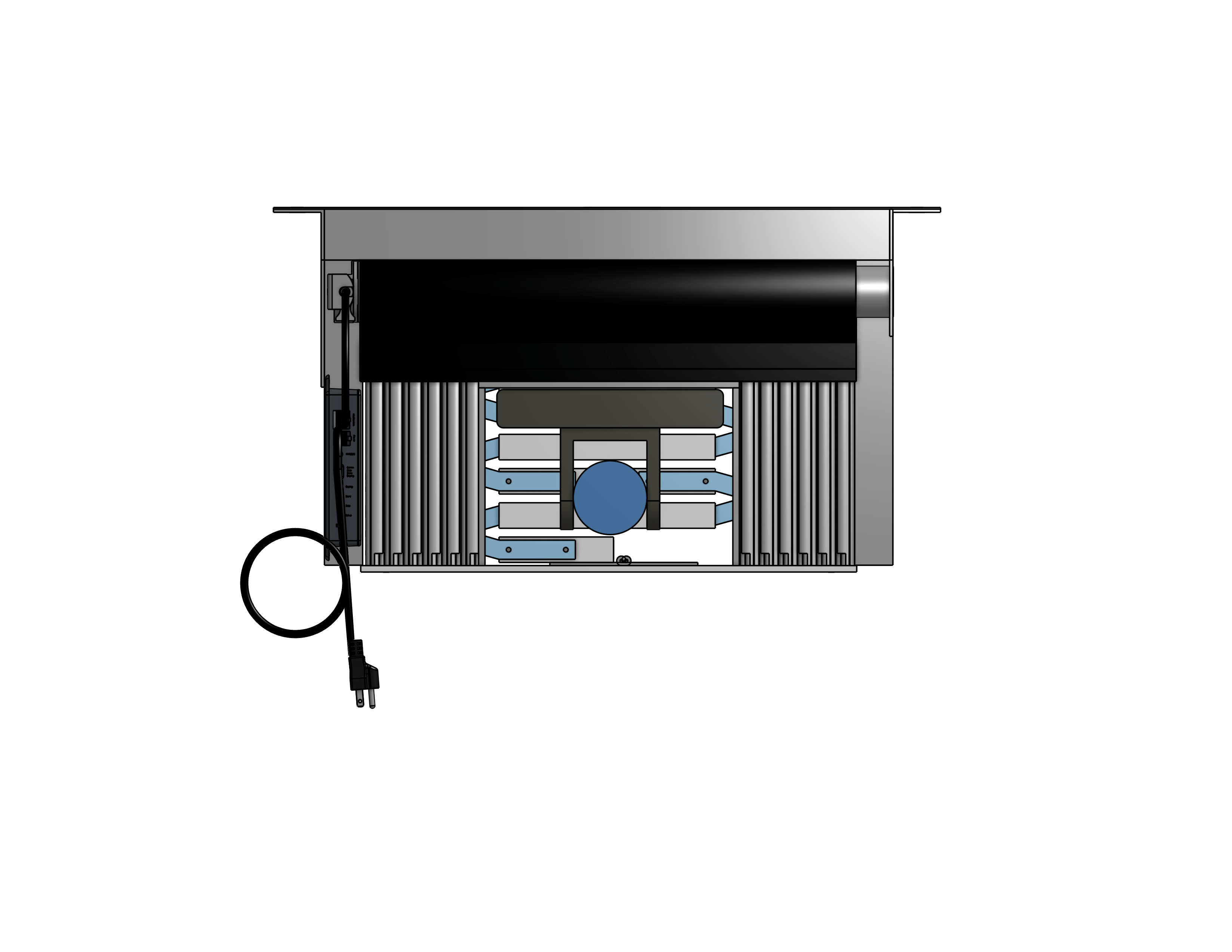 PTZ Camera Lift - Ceiling Mounted - Travel: 84 Inches - Model APTZ-14-84