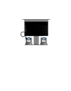 Dual PTZ Camera Lift - Ceiling Mounted - Travel: 84 Inches - Model DAPTZ-22-84