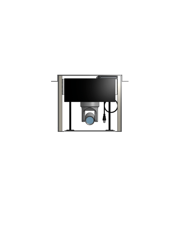 PTZ Camera Lift - Ceiling Mounted - Travel 10" - Model APTZ-17-10