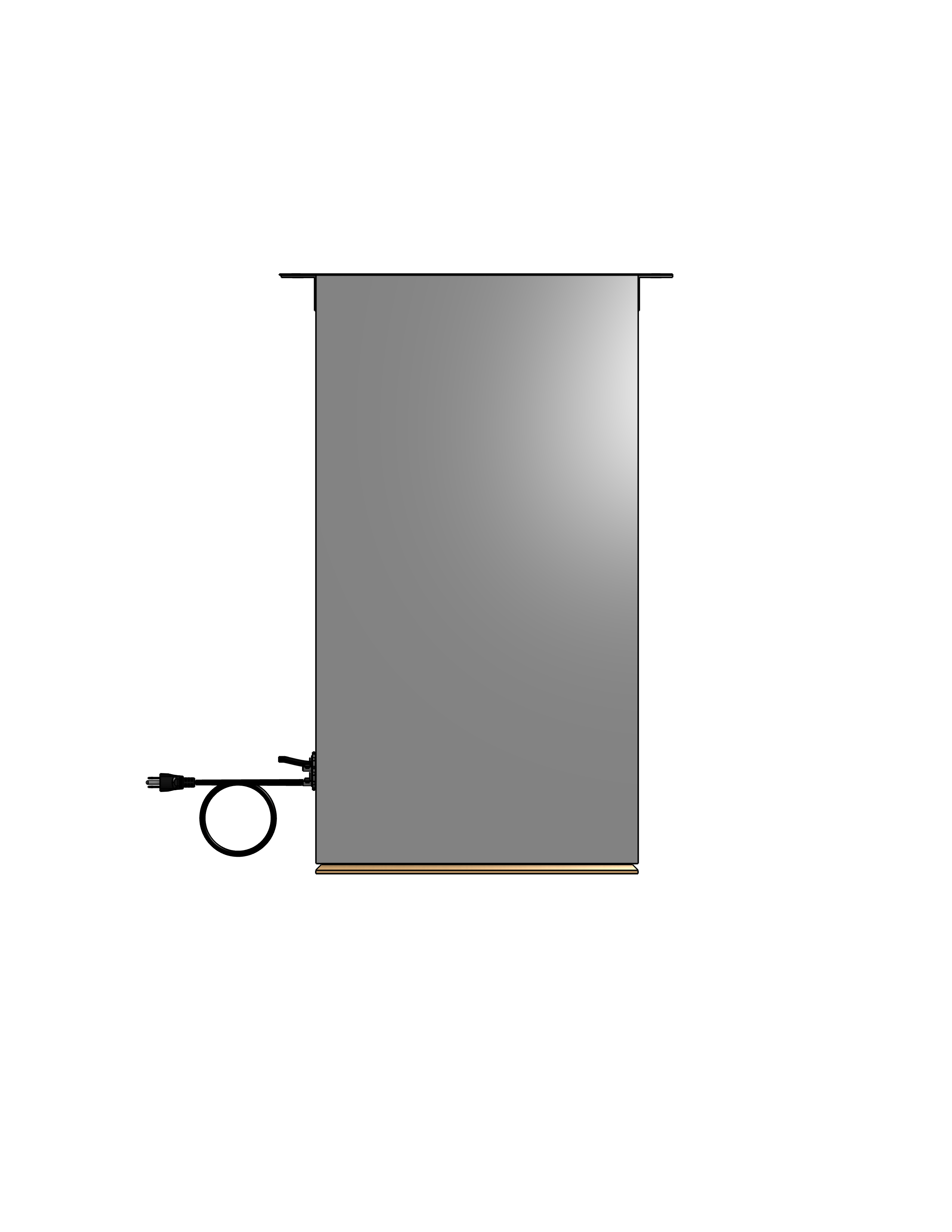 Plenum Enclosed PTZ Camera Lift - Ceiling Mounted - Travel: 72 Inches - Model APTZ-33-72-PE