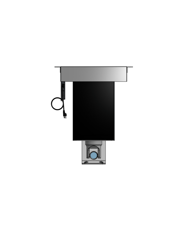 PTZ Camera Lift - Ceiling Mounted - Travel: 96 Inches - Model APTZ-33-96