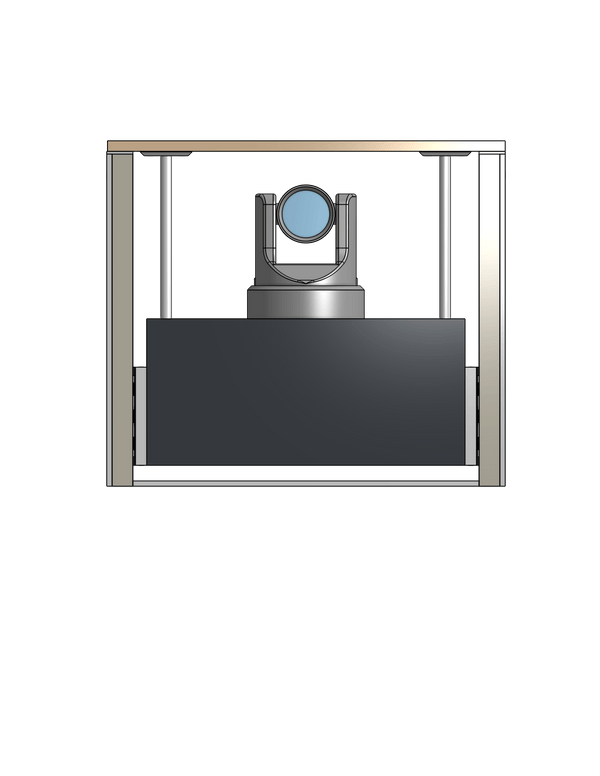 PTZ Camera Lift - Cabinet Mounted - Travel 10" Model CPTZ-17-10