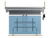 Model ET-55 Extended Travel "Floating" Mount For A 55 Inch TV - Travels 84"