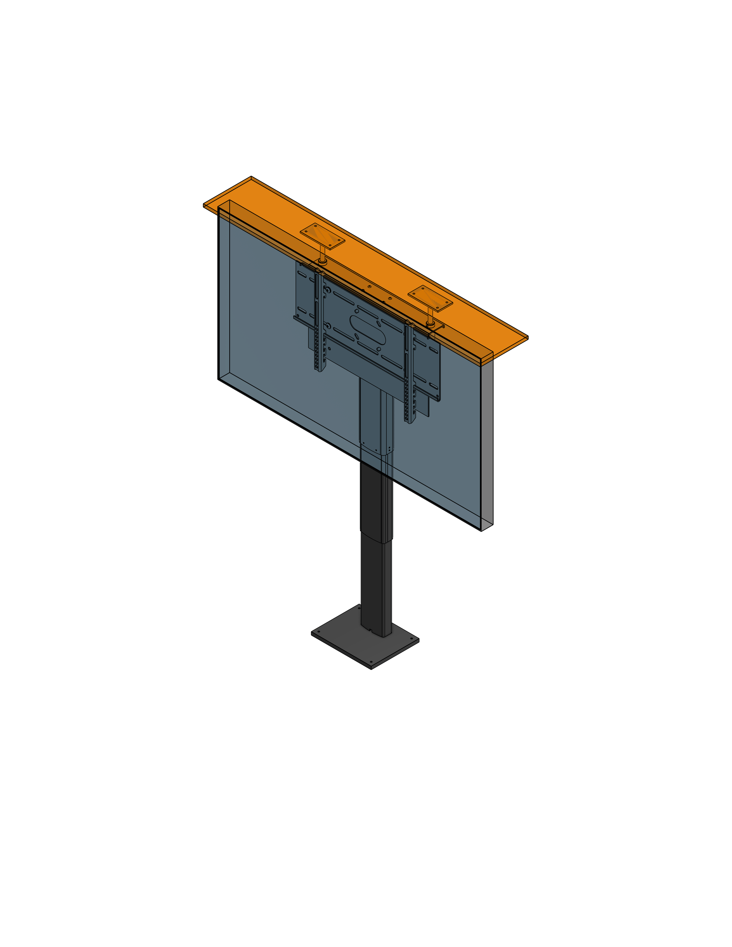 Model TPL-265-9-50 Cabinet TV Lift For A 50