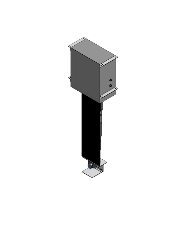 Plenum Enclosed PTZ Camera Lift - Ceiling Mounted - Travel: 54 Inches - Model APTZ-26-54-PE