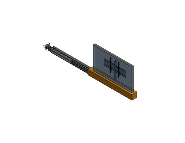 Slide Right Platform For A 65 Inch TV- Model SR-6075-65