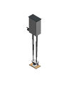 Plenum Enclosed PTZ Camera Lift - Ceiling Mounted - Travel: 72 Inches - Model APTZ-33-72-PE