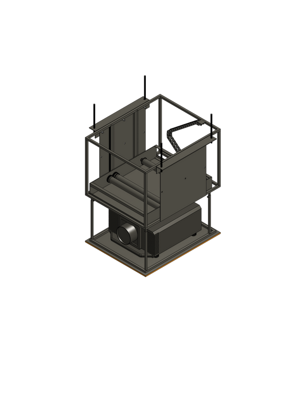 Model RPP-1915 Projector Lift - Capacity: 150 lb. - Travel: 19"