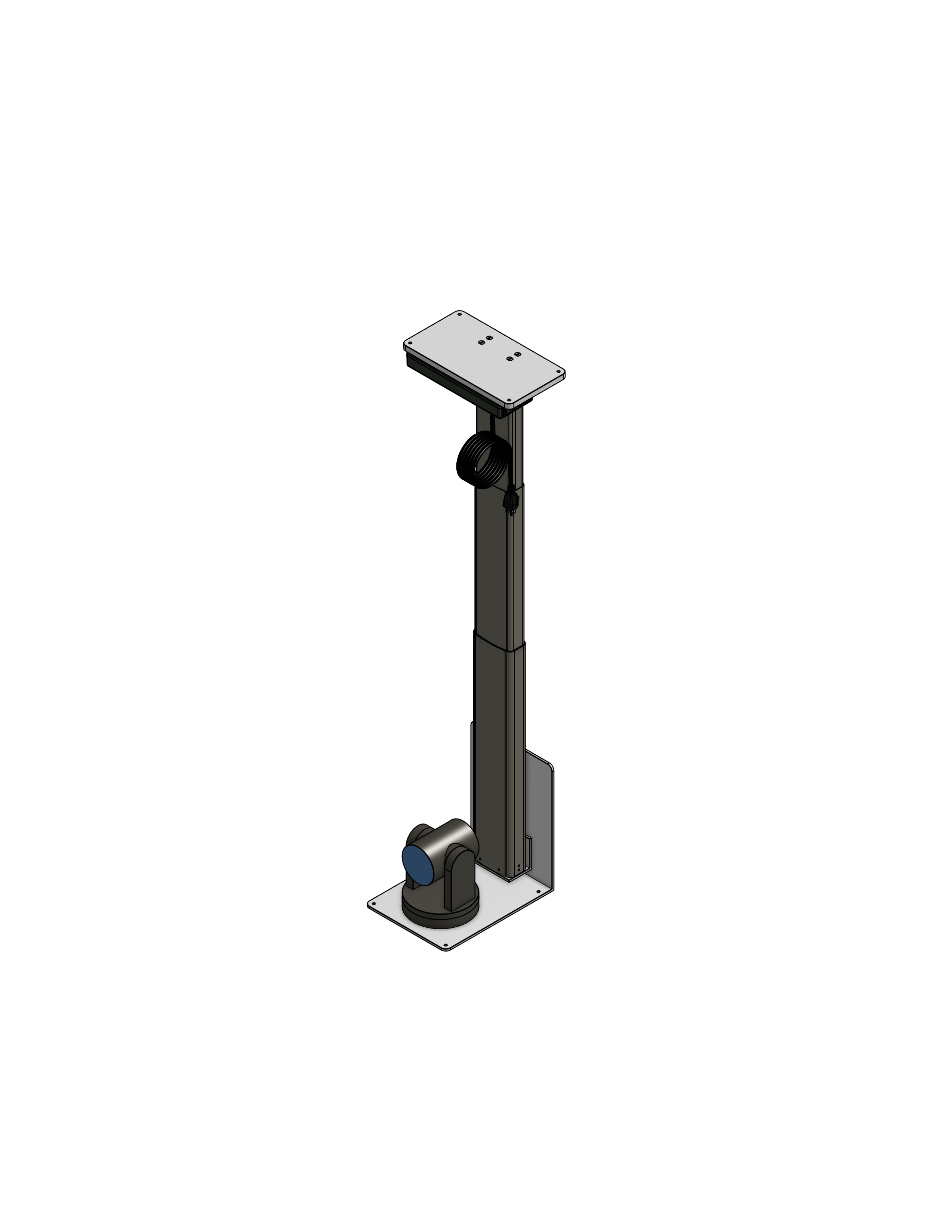 PTZ Camera Lift - Ceiling Mounted - Travel: 26.5 Inches - Model APTZ-24-26.5
