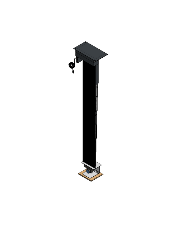 PTZ Camera Lift - Ceiling Mounted - Travel: 72 Inches - Model APTZ-33-72