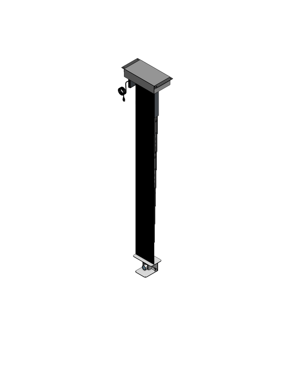 PTZ Camera Lift - Ceiling Mounted - Travel: 96 Inches - Model APTZ-33-96