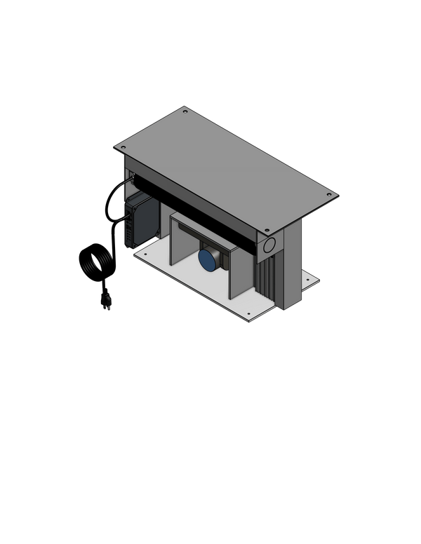 PTZ Camera Lift - Ceiling Mounted - Travel: 84 Inches - Model APTZ-14-84