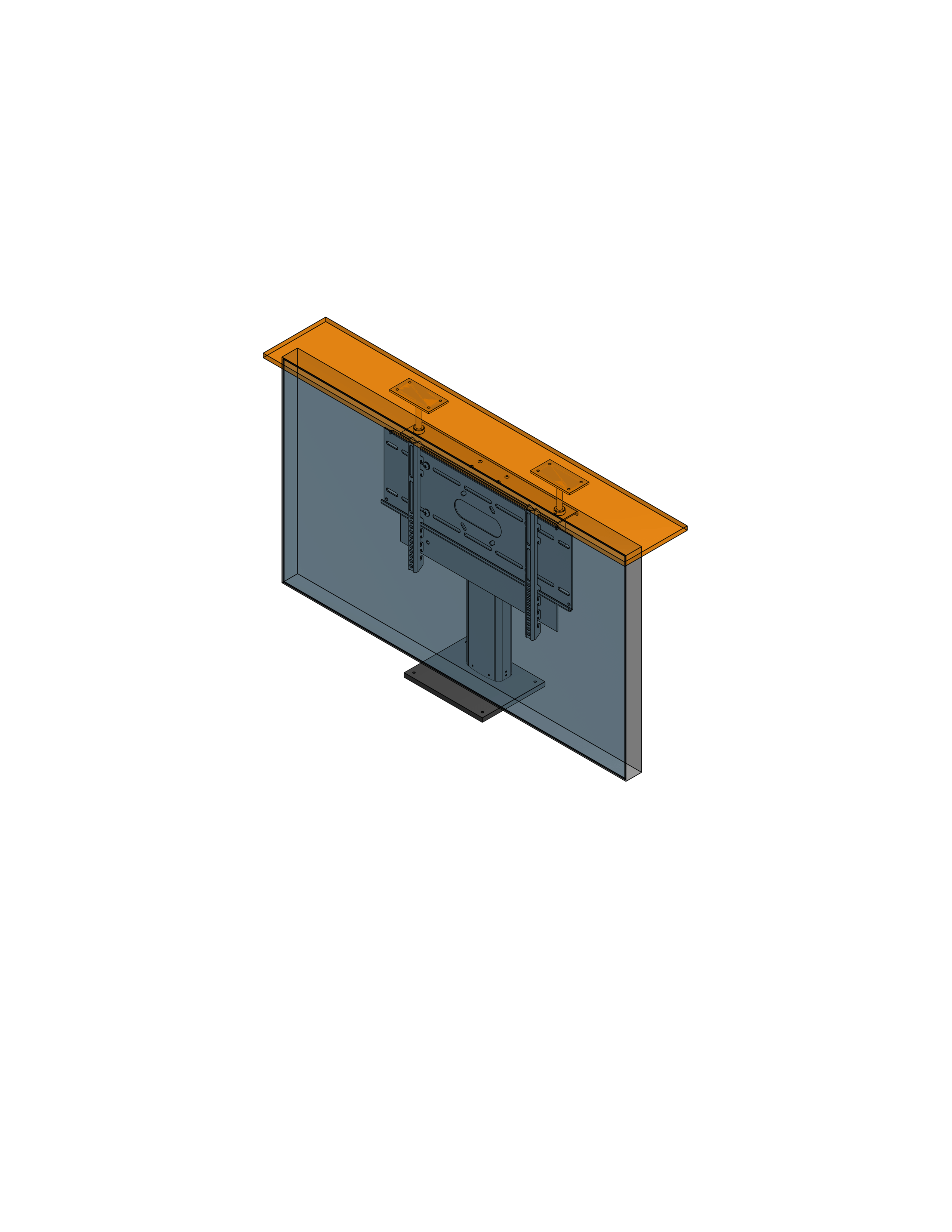 Model TPL-265-9-50 Cabinet TV Lift For A 50