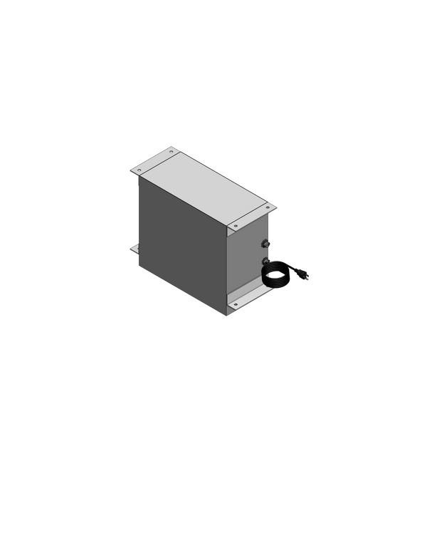 Plenum Enclosed PTZ Camera Lift - Ceiling Mounted - Travel 10" - Model APTZ-17-10-PE