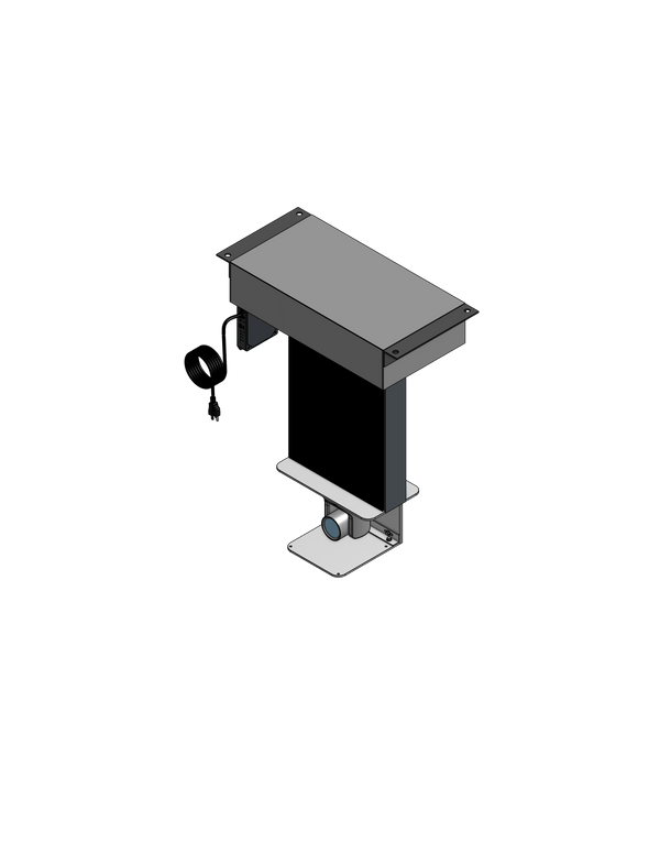 PTZ Camera Lift - Ceiling Mounted - Travel: 96 Inches - Model APTZ-33-96