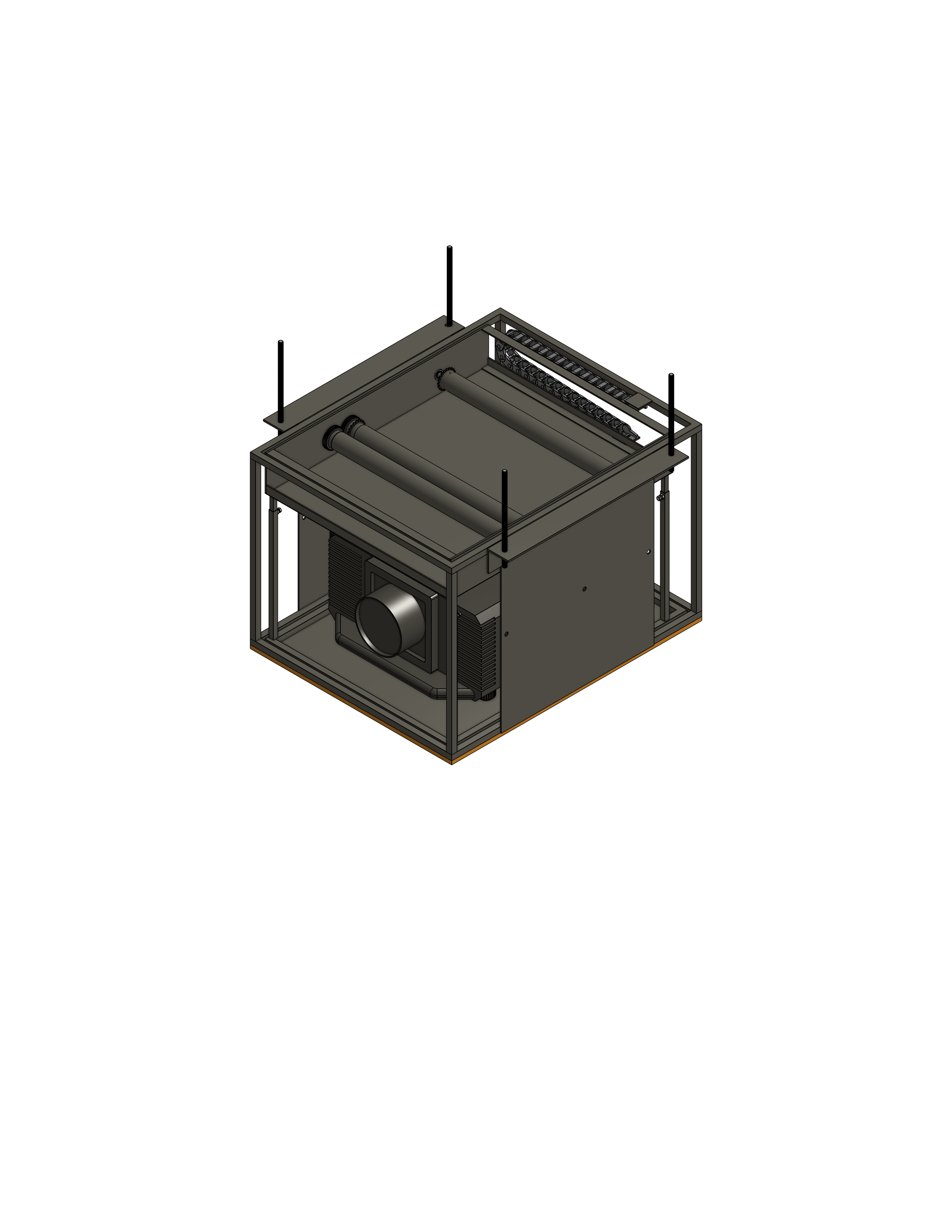 Model RPP-1915 Projector Lift - Capacity: 150 lb. - Travel: 19