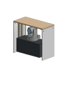 PTZ Camera Lift - Cabinet Mounted - Travel 10" Model CPTZ-17-10