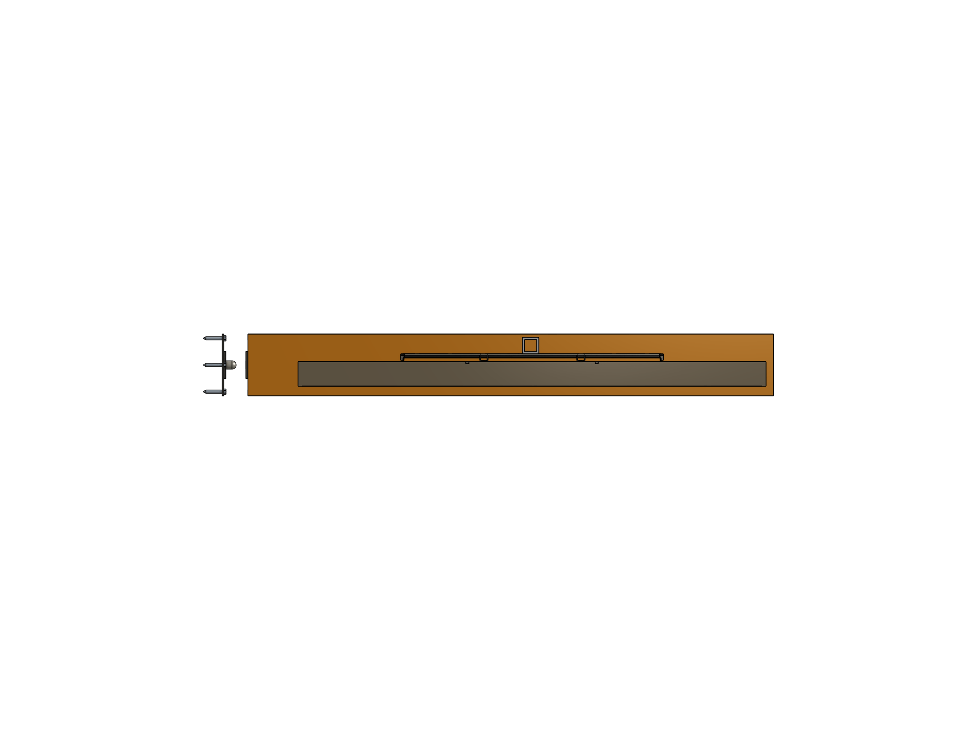 Slide Right Platform For A 65 Inch TV- Model SR-6075-65