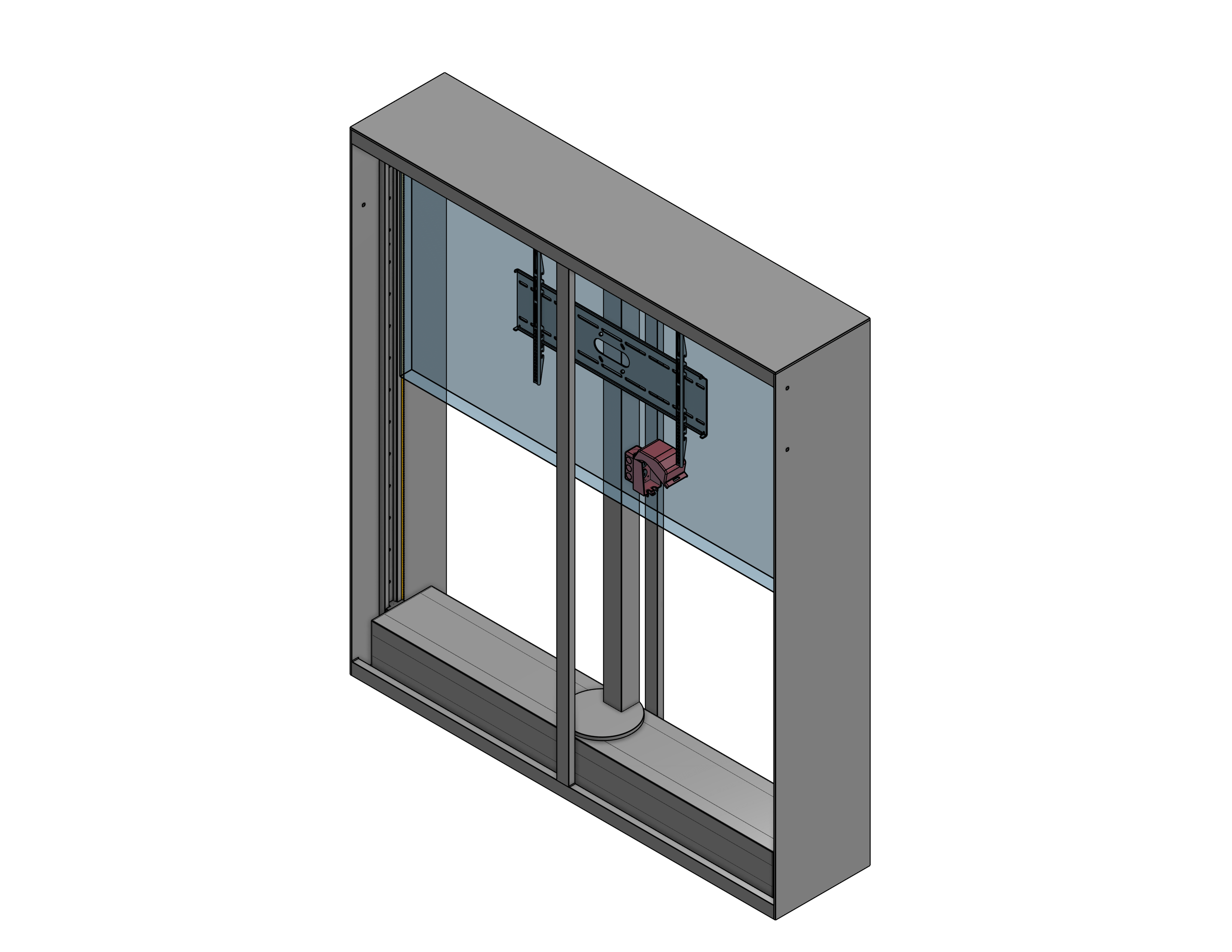 Model UF-PS-75 Under Floor Lift-Swivel For A 75