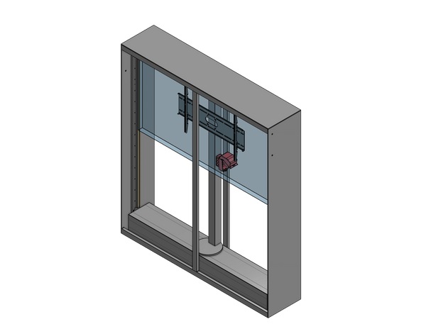 Model UF-PS-75 Under Floor Lift-Swivel For A 75" TV