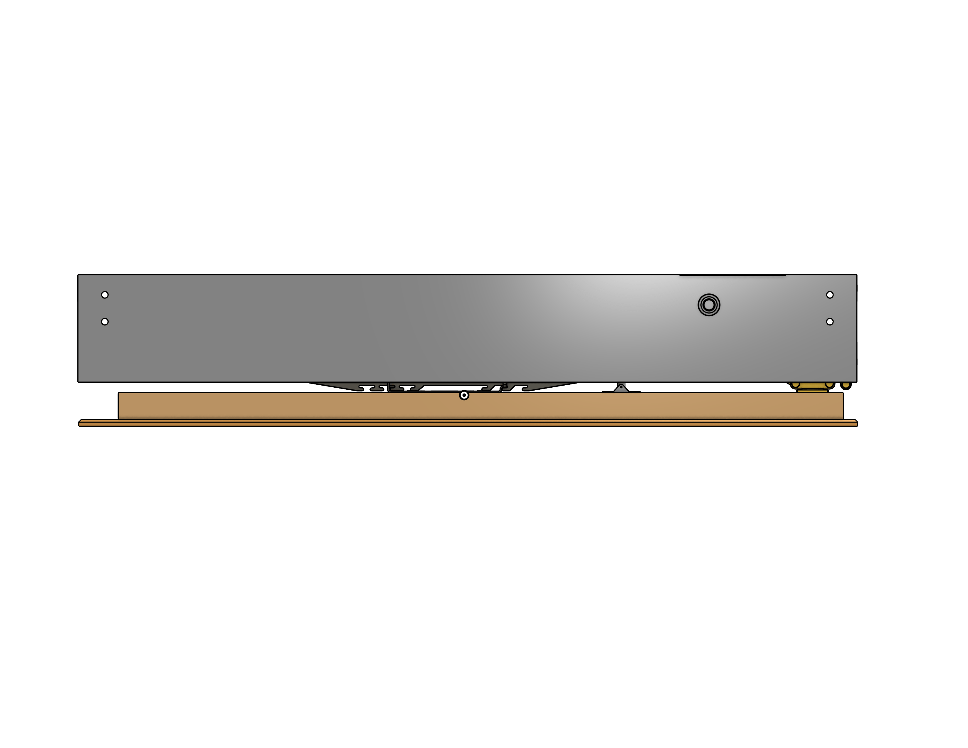 Model FD-85 Flip-Down Mount For An 85 Inch TV - Auton Motorized Systems